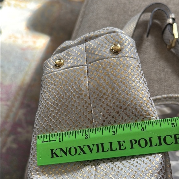 Aimee Kestenberg Silver Crossbody Bag with Chain Detail - Picture 7 of 7